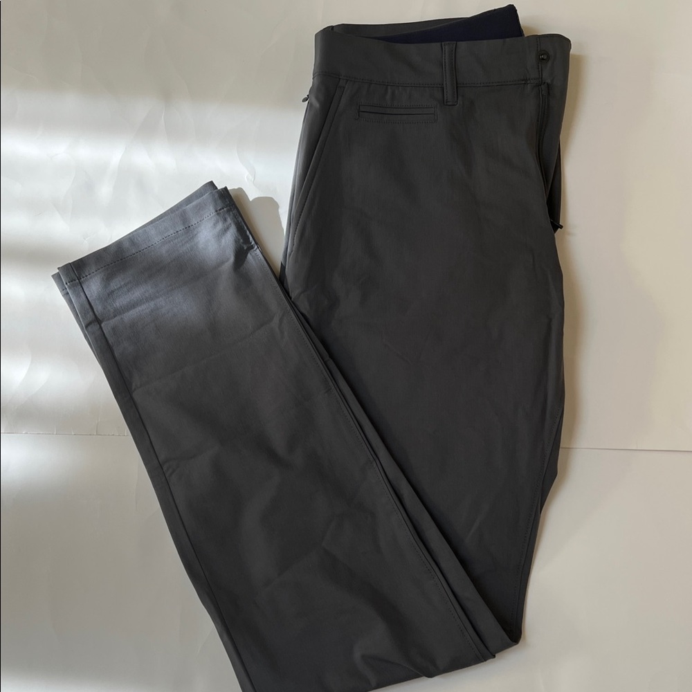 J.Crew 484 Slim Fit Tech Pants Bedford Coal Grey 31/32